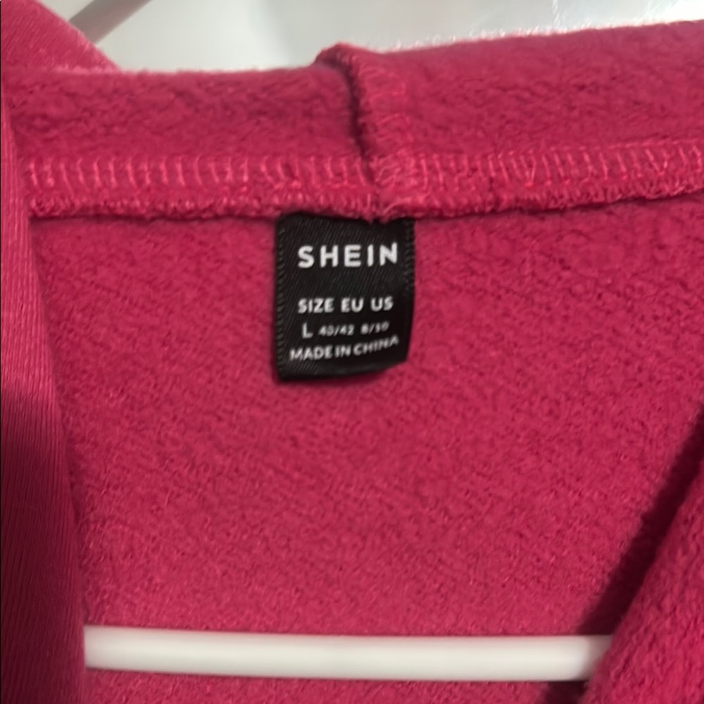 Women’s Pink Hoodie Sweater - Picture 2 of 3